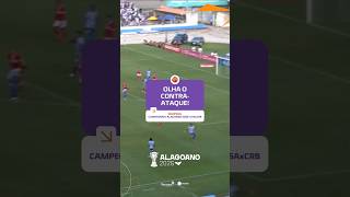 Contra-ataque fulminante! CRB tenta ampliar no clássico! ⚡⚽ #Alagoano2026 l CSAxCRV