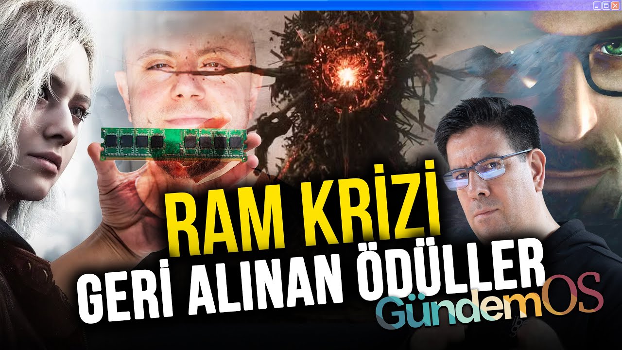 YILIN OYUNUNDAN ÖDÜLÜ ALDILAR - RAM KRİZİ VE HALF-LIFE 3?! - GündemOS Oyun Haberleri