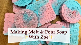 How to make Coconut Milk MP Soap ✨  DIY crafting w/ my Granddaughter ✨  | Ellen Ruth Soap