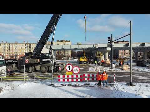 Przebudowa DK 91 w Częstochowie 06.02.2023