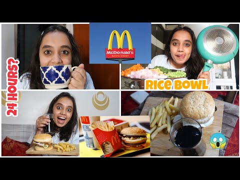 I cooked and ate only McDonald’s food for 24 HOURS😋|gopsvlog