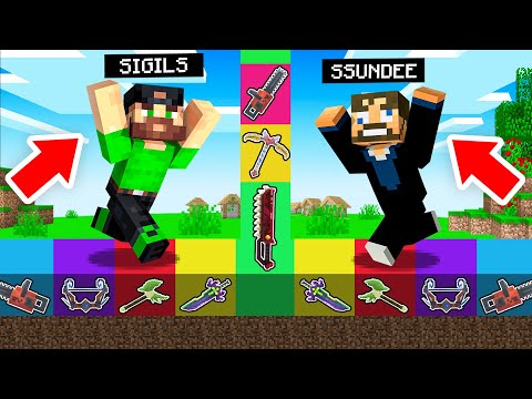 PUSH Your LUCK for Infinity Weapons in Minecraft!