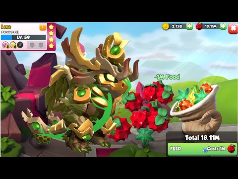 Ancient Foroskke Level up-Dragon Mania legends | Jellyfish Jam solo event | DML