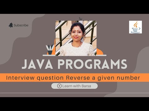 Java Programs Reverse A Number Interview Question