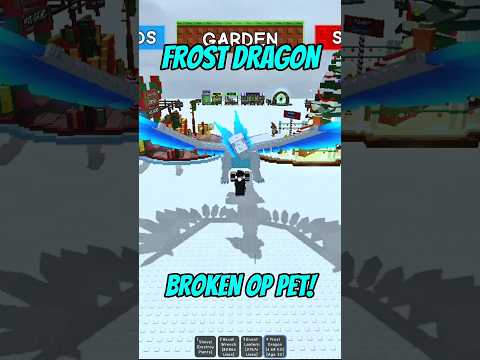 FROST DRAGON is BROKEN! #growagarden #growagardenroblox #growagardentips #shorts