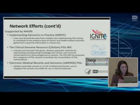 Genomic Medicine X - NIH Supported Pharmacogenomics Research - Simona Volpi