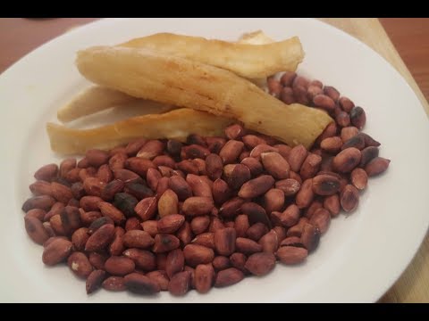 Zambian Food | Cassava & Groundnuts Recipe