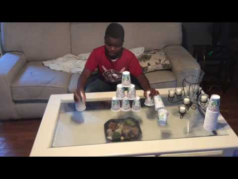 RebelKhalil Vs Noob cup stacker