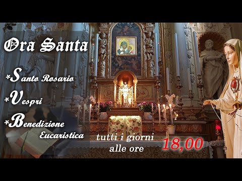 8 maggio 2020 - S. Rosario, Vespri, Benedizione Eucaristica, Mese di Maggio