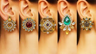 5 Easy Stud Earring Designs You Can Make at Home | DIY Jewelry Ideas