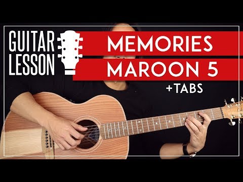 Memories Guitar Tutorial  🎸Maroon 5 Guitar Lesson |No Capo + Easy Chords|