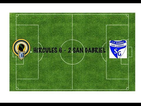 Liga Preferente Cadete 2018-2019 Grupo 4. Jornada 20 Hércules Cadete B 6 - 2 Bº San Gabriel