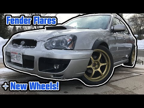 I Installed $40 Amazon Fender Flares On My WRX Wagon!