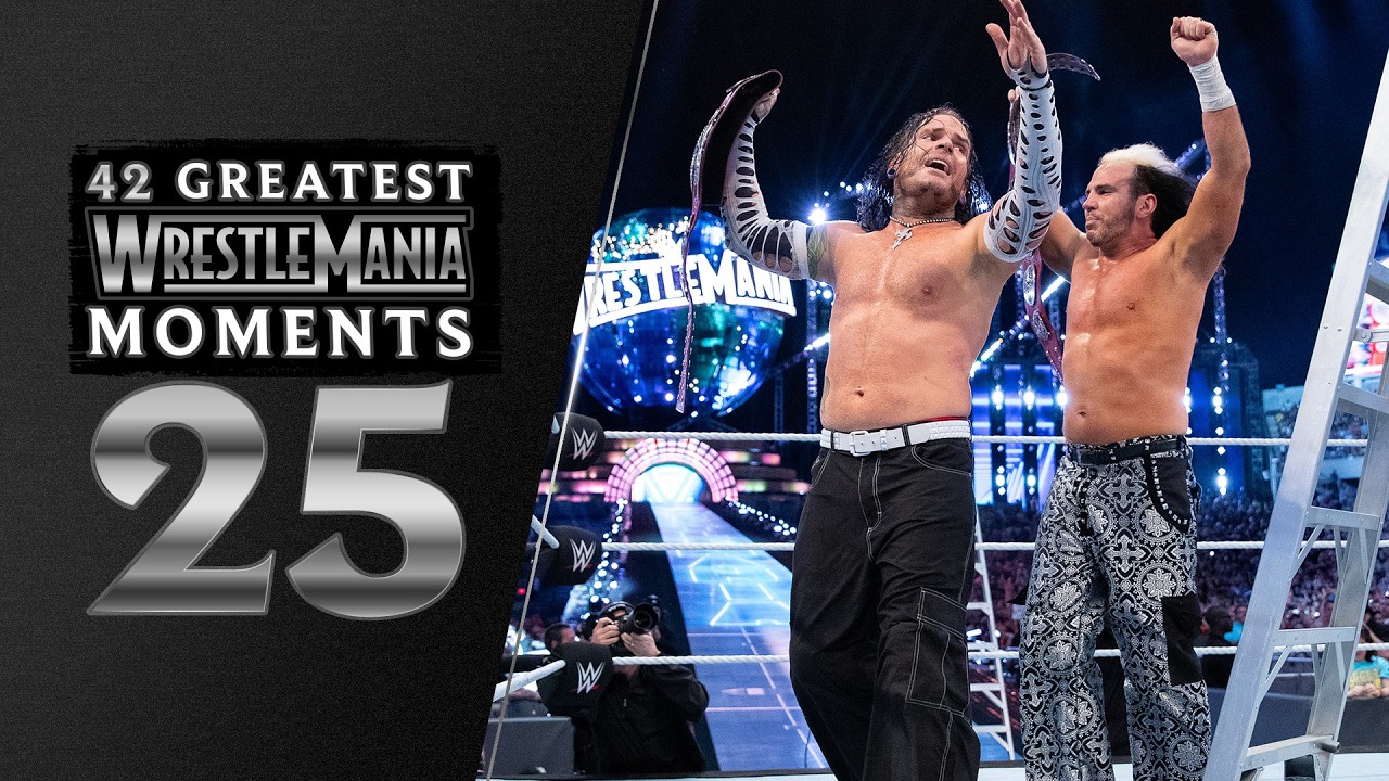 The Hardy Boyz make a shocking return to WWE | WrestleMania 33: 42 Greatest WrestleMania Moments