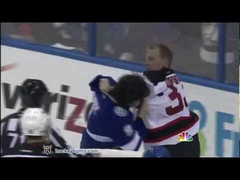 Alexander Urbom vs Steve Downie Dec 12, 2011