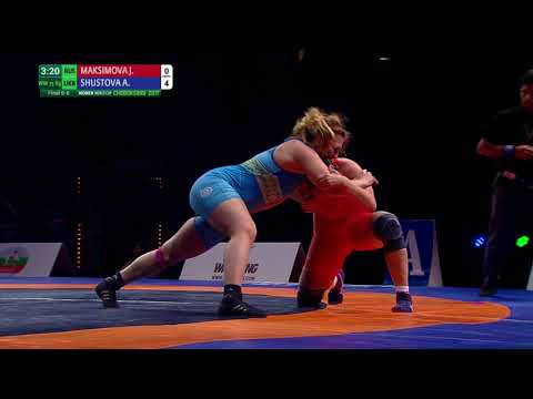 Final 5-6 WW - 75 kg: A. SHUSTOVA (UKR) df. J. MAKSIMOVA (RUS) by VPO1, 10-2