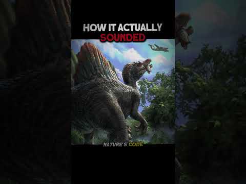 The real sound of Spinosaurus