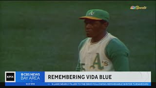 Former A's, Giants star Vida Blue dies