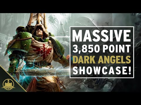 MASSIVE Warhammer 40K army showcase - 3,850 pts of Dark Angels!