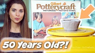 Testing a 1970s POTTERY WHEEL KIT?! - Will it work?!