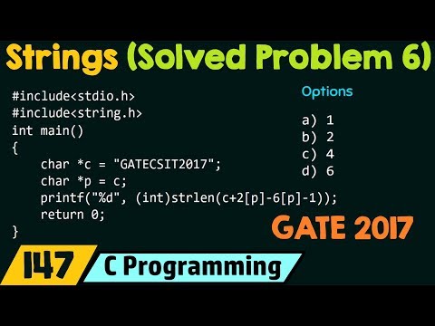 Strings Solved Problem 6
