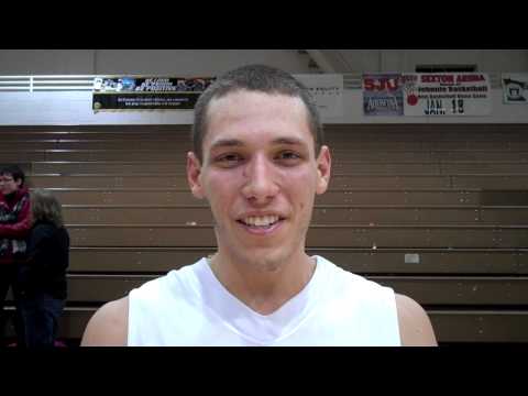 Post-Game Interview w/ SJU Junior Aaron Burtzel - 2009-10
