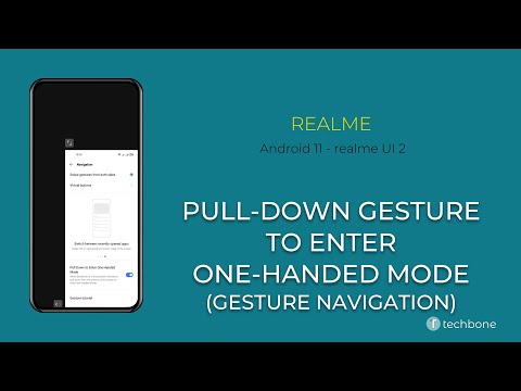 How to Turn On/Off Pull-down Gesture to Enter One-Handed Mode - realme [Android 11 - realme UI 2]