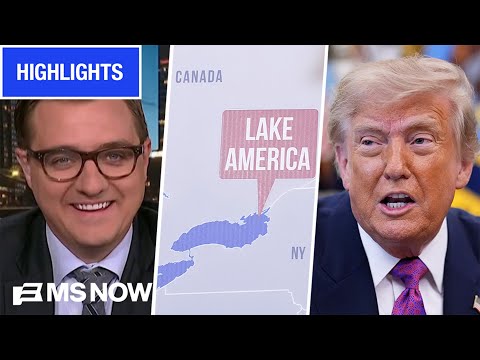 MS NOW reacts to Trump RENAMING Lake Ontario in ‘magic Sharpie' amid Canada trade war | COMPILATION