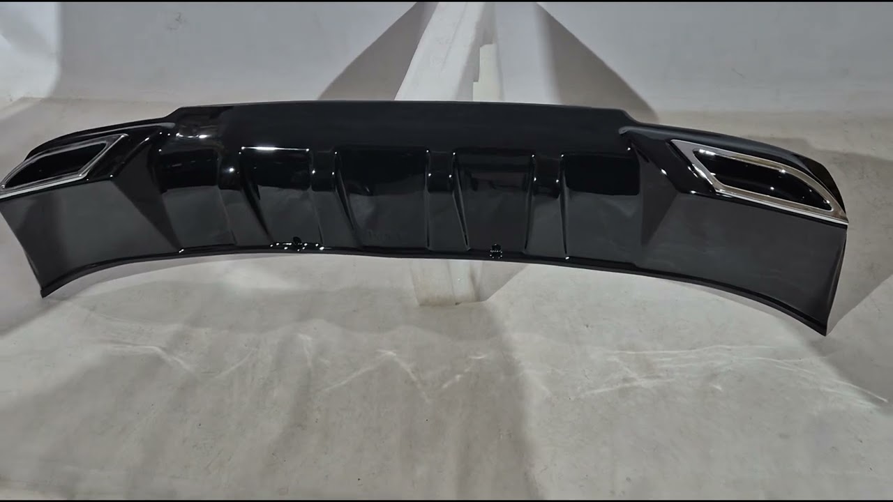 Opel Astra J 2009-2015 гг. Задний Диффузор DPT V1 (2012-2015, HB, Черный Глянец) Video 1