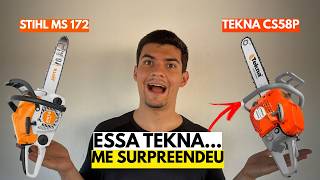 Qual Melhor? Motosserra Stihl Ms 172 ou Motosserra Tekna CS58P | Comparativo Completo + Vendidas