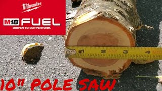 Milwaukee M18 FUEL 10 POLE SAW KIT REVIEW (2825-21PS)