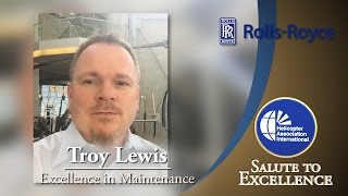 Rolls Royce Excellence in Helicopter Maintenance Award
