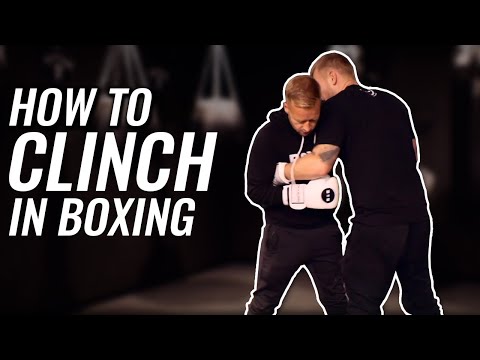 How to Clinch in boxing.. Is this correct?