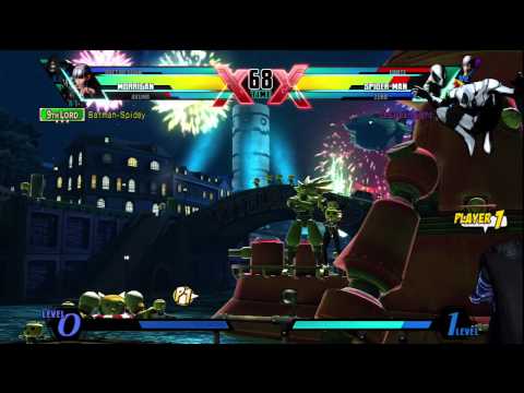 Ultimate Marvel vs Capcom 3 (PS3) -- Non-Ranked Matches 244 -- Morrigan-Doom Spam Combo