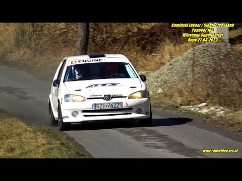 Kamiński Łukasz / Siedleczka Jakub - Peugeot 106 - Wiosenny Super Sprint Ropa 27-03-2022
