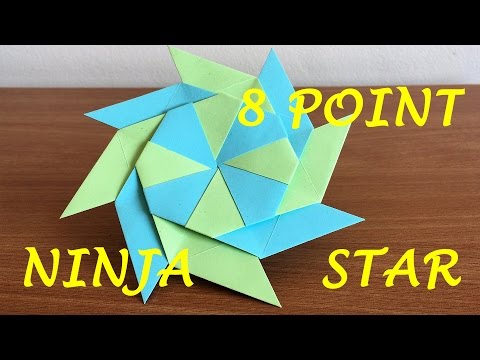 How to Make an Origami Ninja Star