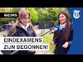 Eindexamens van start: ‘Ik moest alles opnieuw doen’