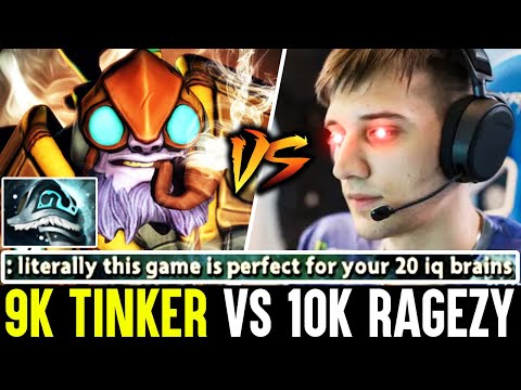 9k VanN Signature Hero Tinker vs Rage Of 10k Arteezy - 9000 MMR vs 10,000MMR Dota 2