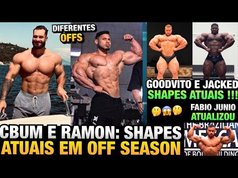 CBUM EM OFF vs RAMON EM OFF  (SHAPES ATUAIS) - GOODVITO ENORME + JACKED,FÁBIO E ÉRIC