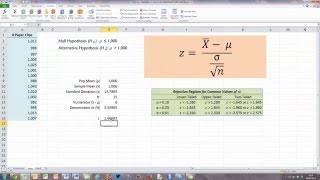 How To... Calculate a z-Score in Excel 2010