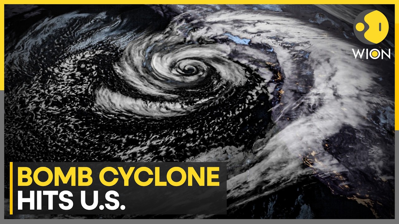 Bomb Cyclone Hits US: Snow, High Winds Disrupt Travel, Threaten Lives | WION