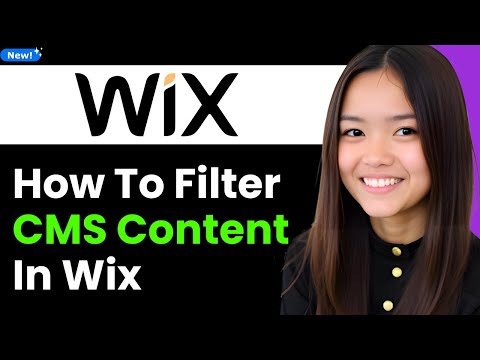How To Filter Cms Content In Wix Dynamic Page Control Tutorial