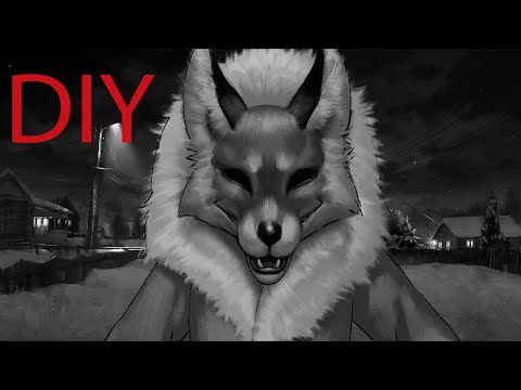 Как сделать маску Алисы-лисы из игры Tiny Bunny. DIY