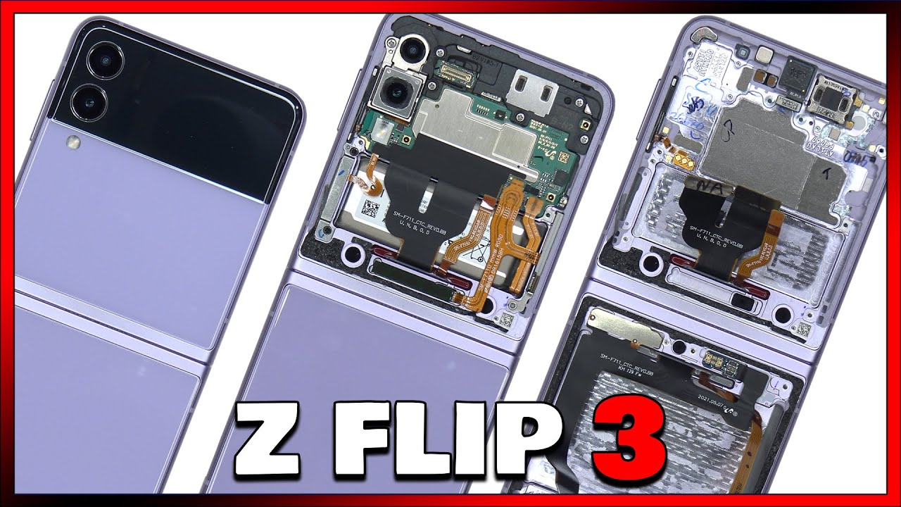 Samsung Galaxy Z Flip 3 5G Disassembly Teardown Repair Video Review