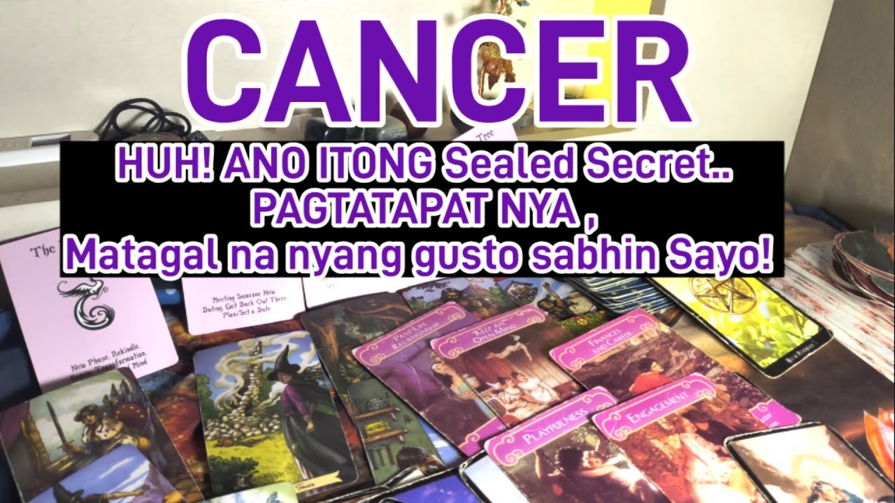 CANCER ANO ITONG SIKRETONG PAGKATAGO NYA NA MAARING MAGDULOT NG HEARTBREAK SAYO SA TINGIN NYA.Tarot