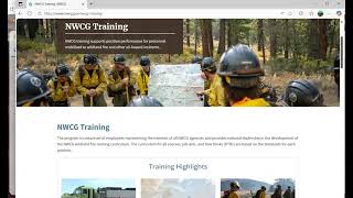 Introduction to NWCG Website Navigation