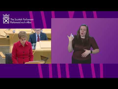 First Minister’s Statement: COVID-19 Update (BSL)
