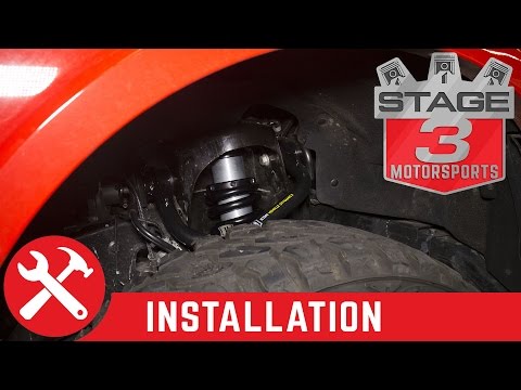 2015-2016 F150 ICON Tubular Uniball Upper Control Arms Install