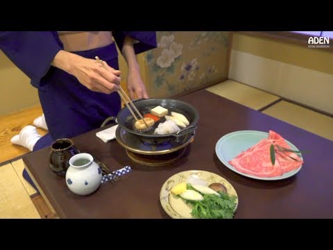 Sukiyaki - comida japonesa em Tóquio