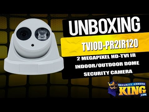 Unboxing: 2 Megapixel HD-TVI Infrared Dome Security Camera - TVIOD-PR2IR120